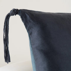Taline Lumbar Pillow in Midnight from Bella Notte Linens