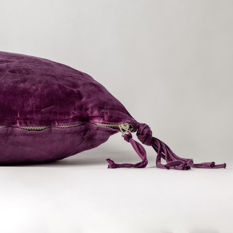 Taline Lumbar Pillow - Fig