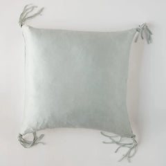 Taline Square Throw Pillow in Cloud from Bella Notte Linens