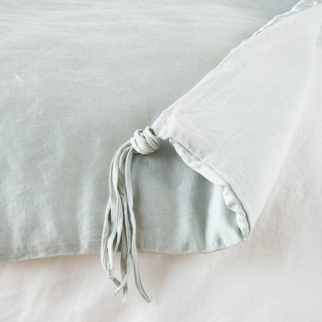 Taline Bed End Blanket in Cloud from Bella Notte Linens