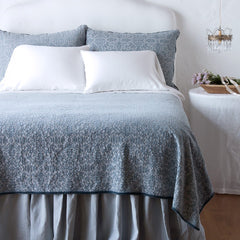 Vienna King Coverlet in Mineral from Bella Notte Linens