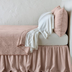 Vienna Queen Coverlet in Rouge by Bella Notte Linens