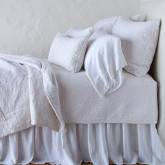 Vienna King Coverlet in White from Bella Notte Linens