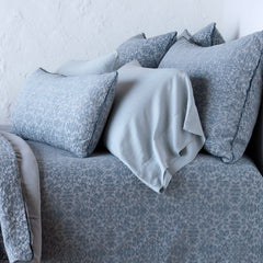 Vienna Deluxe Sham in Mineral from Bella Notte Linens