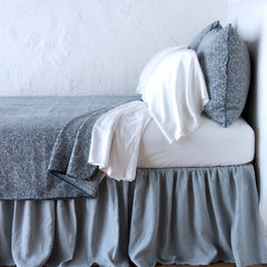 Vienna Deluxe Sham in Mineral from Bella Notte Linens