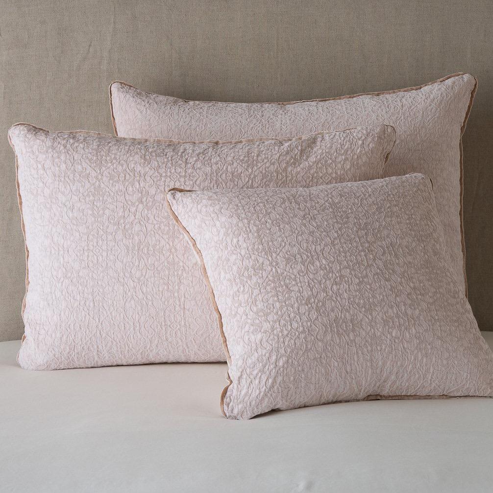 Vienna Deluxe Sham in Pearl from Bella Notte Linens